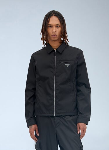 LN-CC® - Prada: Re-Nylon Blouson Jacket - Black Prada Re-Nylon Blouson Jacket Black pra0157002