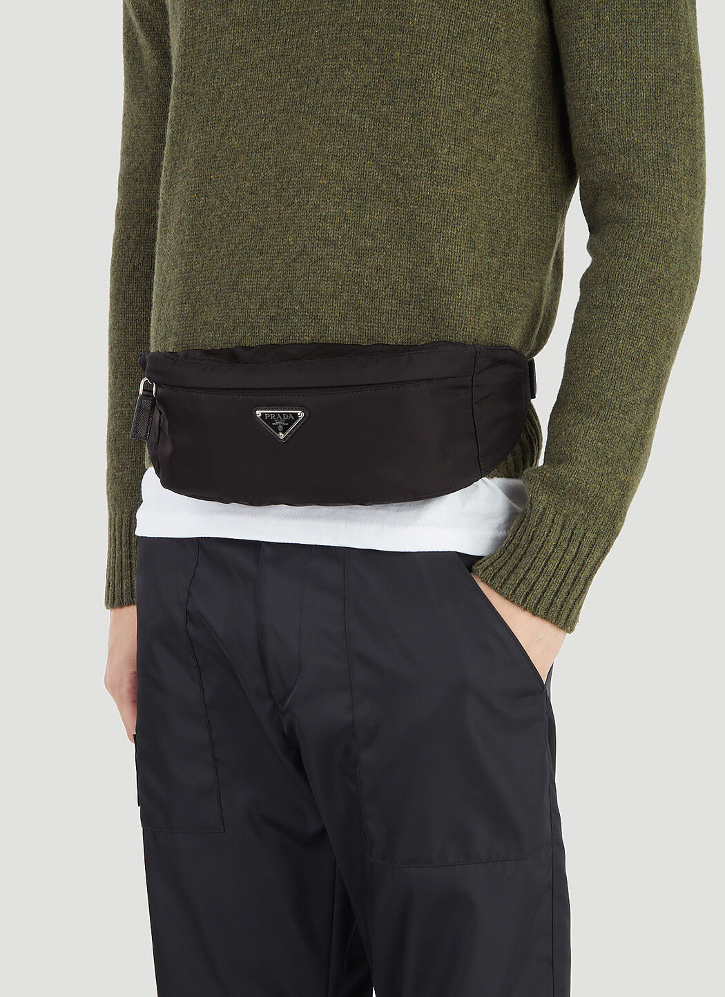 Prada mens belt on sale bag