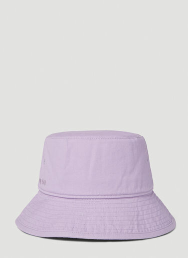 Acne Studios 자수 로고 버킷 햇 라일락 acn0252066