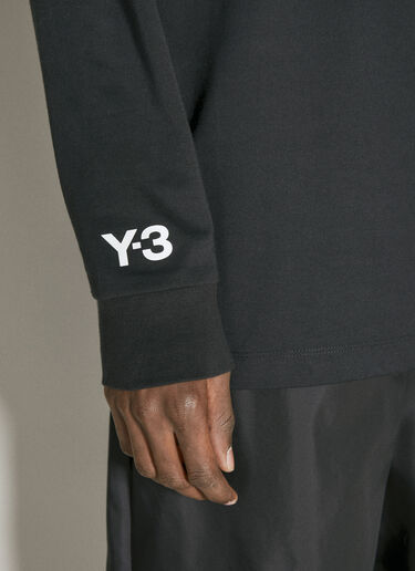 Y-3 3S Long Sleeve T-Shirt Black yyy0356001