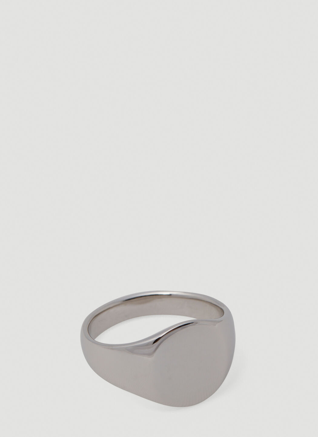 Tom Wood Oval Mini Signet Ring in Silver LN CC