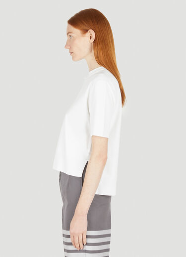 Thom Browne 条纹方正T恤 白 thb0248025