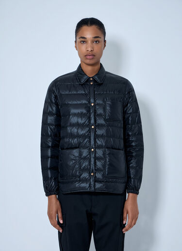 LN-CC® - Moncler: Fouine Down Shirt Jacket - Black Moncler Fouine Down Shirt Jacket Black mon0265063