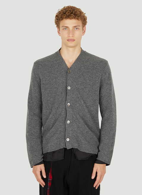 Comme des Garçons SHIRT Vネックニットカーディガン グレー cdg0154006