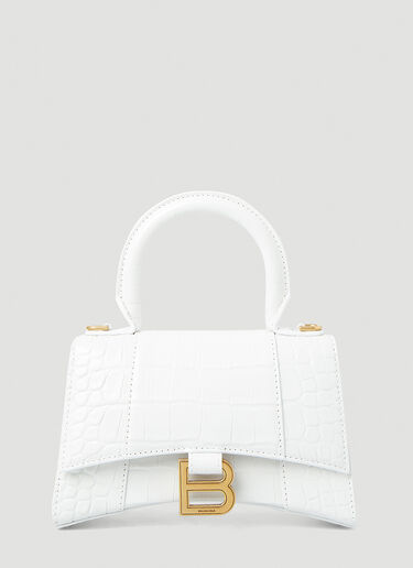 Balenciaga Hourglass XS Handbag White bal0247072