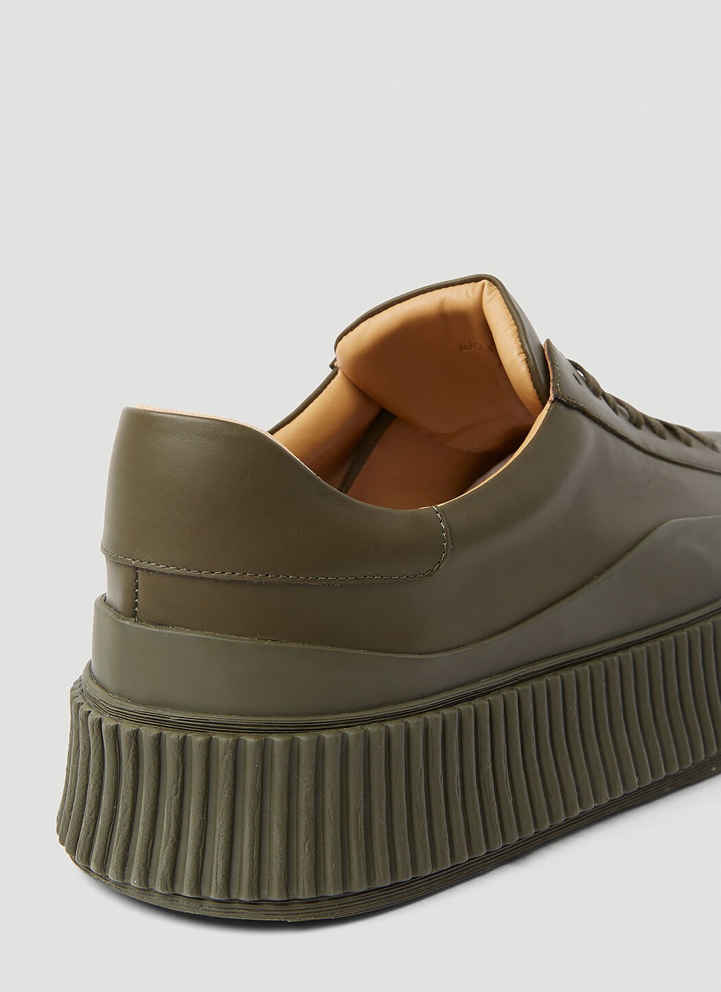 Jil Sander Vulcanized Sneakers in Green | LN-CC