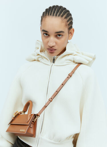 Jacquemus 르 치키토 롱 부클 핸드백 브라운 jac0254079
