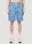 Thom Browne Barocco Denim Shorts Grey thb0151034