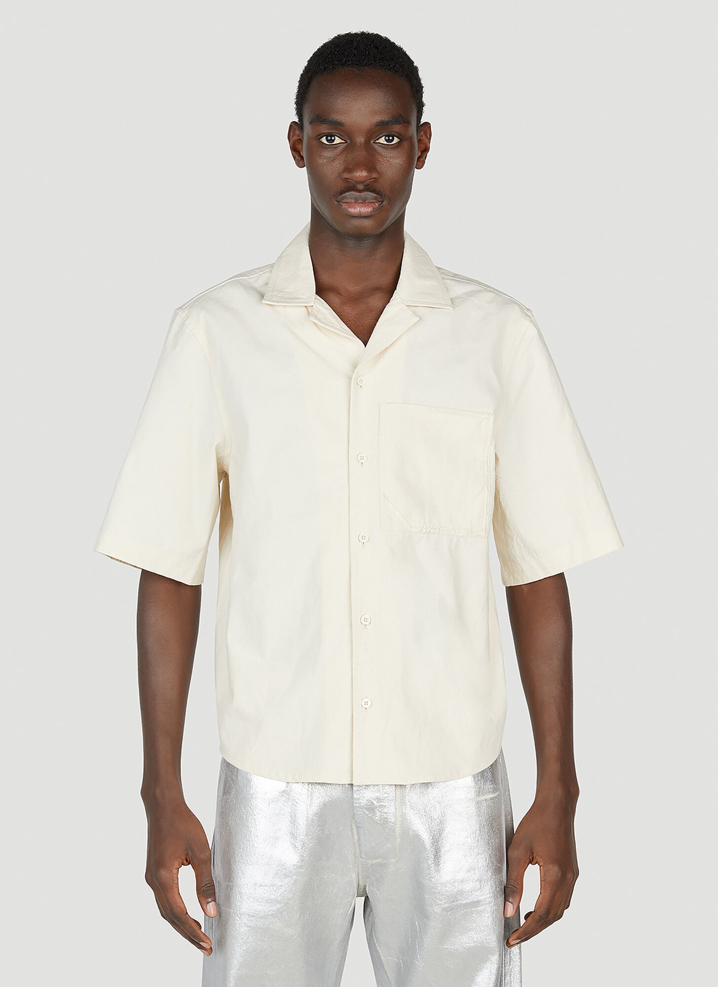 Jacquemus La Chemise Cordao Shirt Male Beige