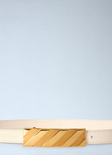 LN-CC® - Off-White: Diagonal Belt 25Mm - Yellow Off-White Diagonal Belt 25Mm Yellow ofw0264309