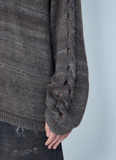 Our Legacy Popover Roundneck Sweater Brown our0164026