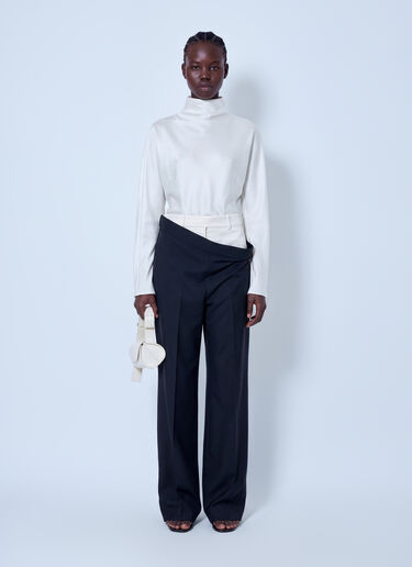 LN-CC® - RÓHE: Minimal Waisted Top - White RÓHE Minimal Waisted Top White roe0266011