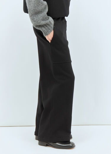 Jil Sander Tailored Thick Jersey Pants Black jil0157004