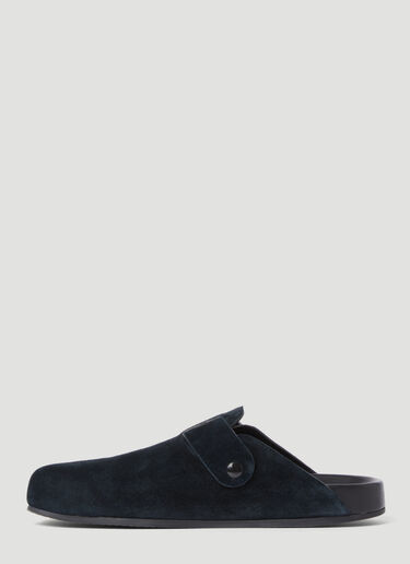 Balenciaga Suede Sunday Mules Black bal0255037