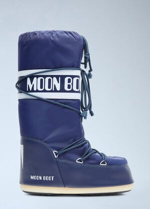 Moon Boot Icon 尼龙靴 蓝色 mnb0354003