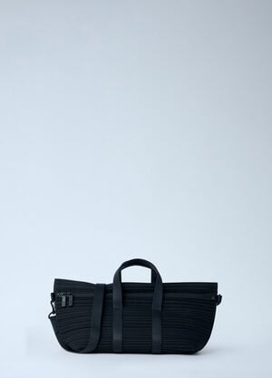 Pleats Please Issey Miyake Pleated Crossbody Bag Black plp0263012