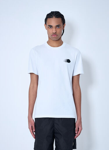 Moncler 徽标图案 T 恤 白色 mon0160019