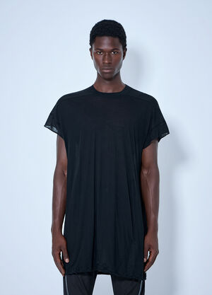 Rick Owens ジャンボショートスリーブTシャツ 黒 ric0165074
