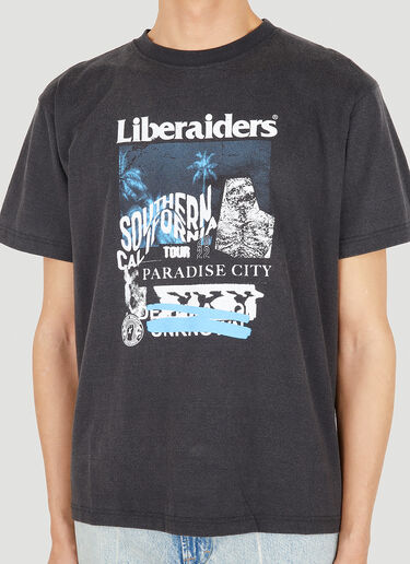 Liberaiders 소-칼 T-셔츠 블랙 lib0151015