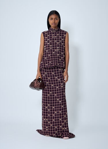 Dries Van Noten Embroidered Dress Pink dvn0262002