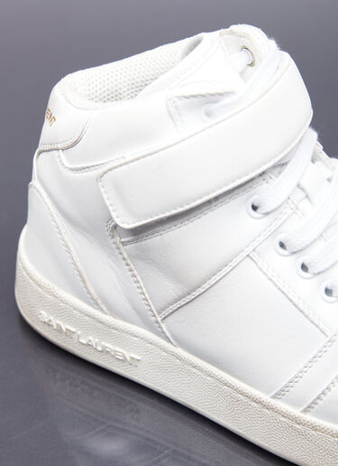 Saint Laurent Jefferson High Top Sneakers White sla0253066