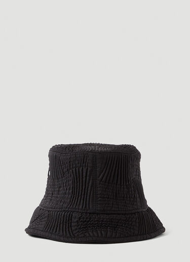 Bottega Veneta 퀼트 버킷 햇 블랙 bov0149025