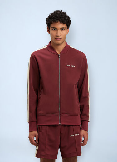 Logo Motif Track Jacket Palm Angels Logo Motif Track Jacket Bordeaux pma0160022