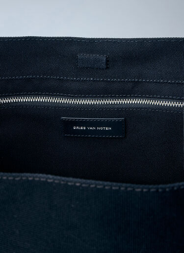 Dries Van Noten 캔버스 숄더백 Black dvn0163035