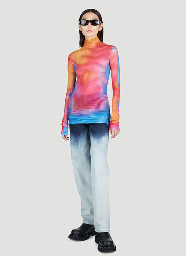 Acne Studios Heat Map Motif Top Pink acn0351001