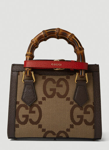 Gucci Diana Jumbo GG Mini Tote Bag Brown guc0251095