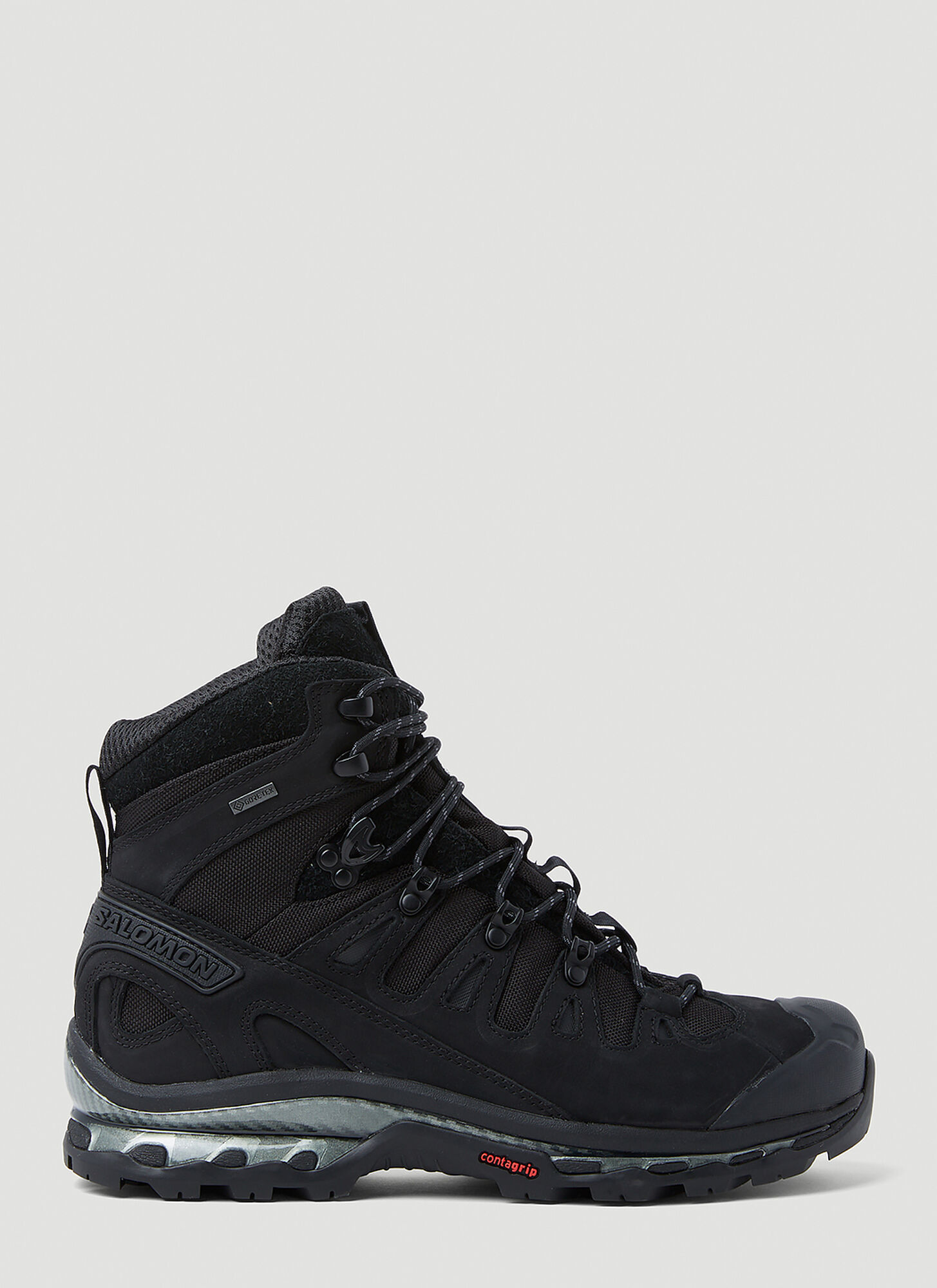 Shop Salomon Quest Gtx Advanced Hiking Boots In Black