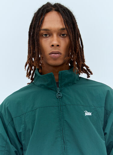 Patta Nylon Track Jacket Green pat0156001