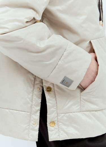 Max Mara Rerversible Parka White max0255051