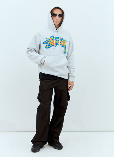 Stüssy Thermal Stock Hooded Sweatshirt Grey sts0157020