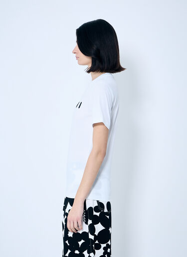 Marni Logo Motif T-Shirt White mni0259011