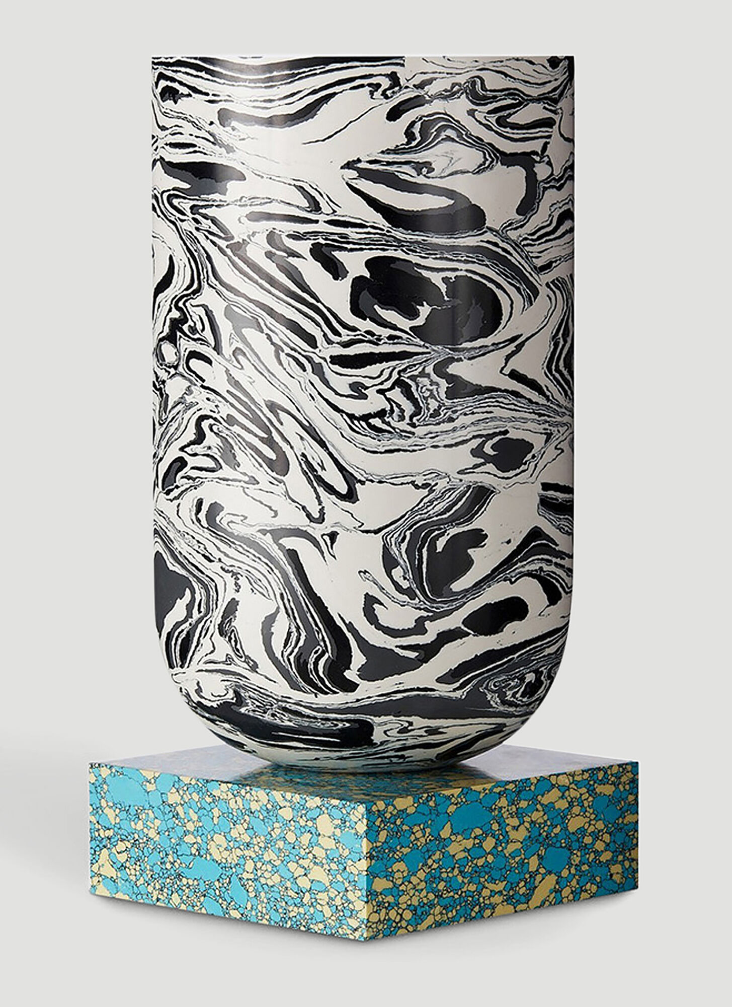 Tom Dixon Swirl Medium Vase Unisex Black