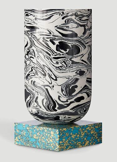 Tom Dixon Swirl Medium Vase Black wps0642250