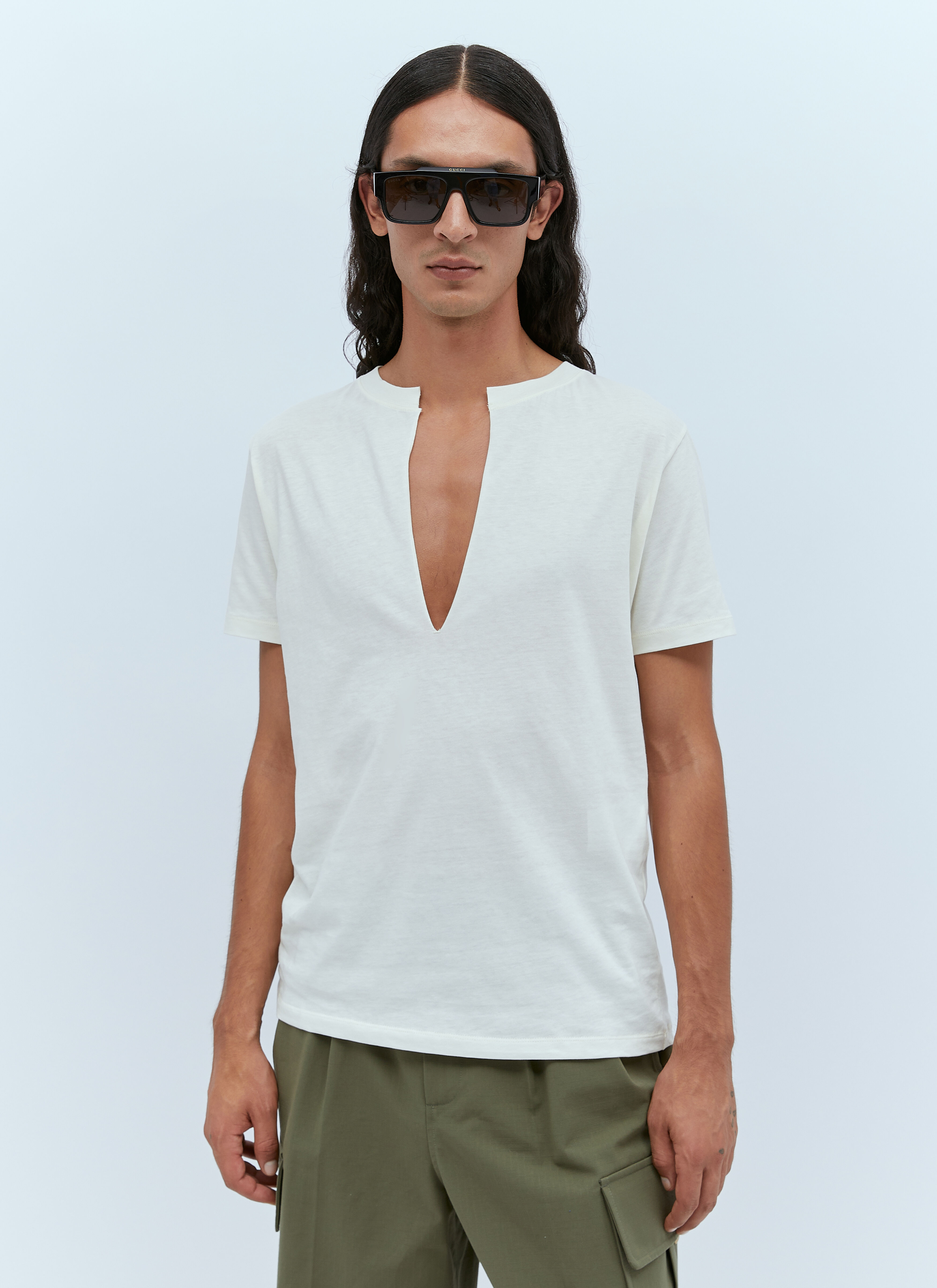 Gucci Men s Cities Jersey T Shirt in White LN CC