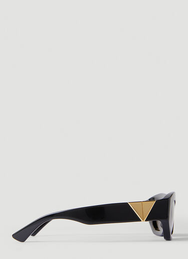 Bottega Veneta BV1221S Hexagonal Sunglasses Black bov0251133