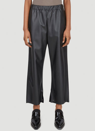 MM6 Maison Margiela Cropped Pants Black mmm0247013
