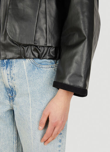 Bomber Oil Jacket KASSL Editions Bomber Oil Jacket Black kas0251005