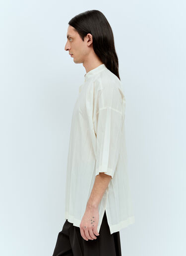 Homme Plissé Issey Miyake Edge Pleated Shirt White hmp0156007