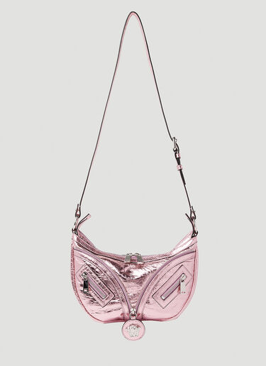 Versace Repeat Hobo Small Shoulder Bag Pink vrs0253049