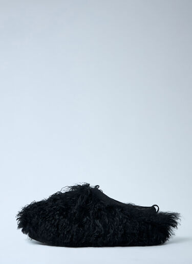 UGG Tazz Fluff Momma Slip-On Shoes Black ugg0362031