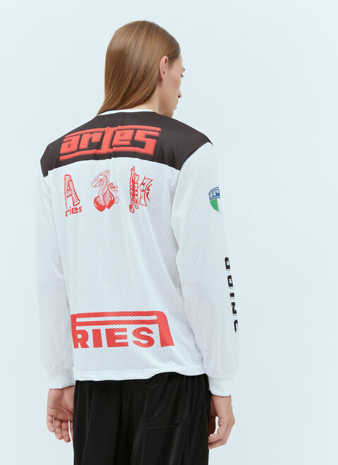Aries Airtex Moto Multi Graphic T-Shirt White ari0152007
