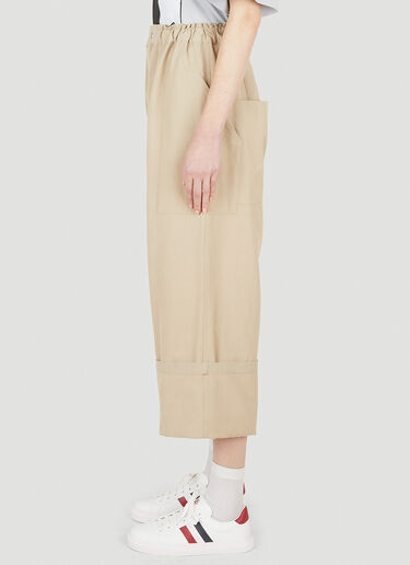 2 Moncler 1952 Wide Leg Trousers Beige mge0248004