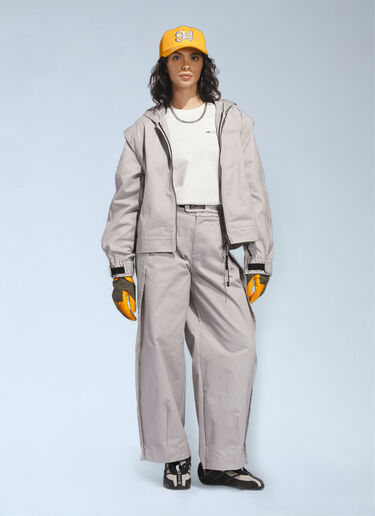 adidas x Bad Bunny x Mercedes AMG F1 Logo Motif Disressed Pants Grey adi0364004