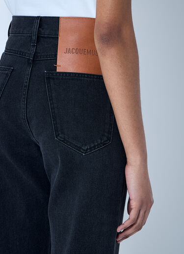 Jacquemus Le De-NÃ®mes Droit 牛仔裤  黑色 jac0260008