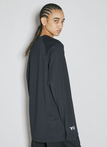 Y-3 3S Long Sleeve T-Shirt Black yyy0356001