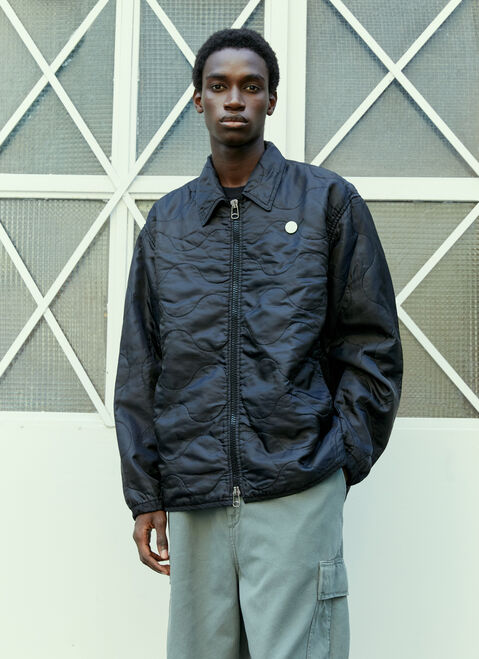 OAMC Quilted Overshirt Green oam0154003